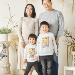 大井町フォトスタジオ家族写真3